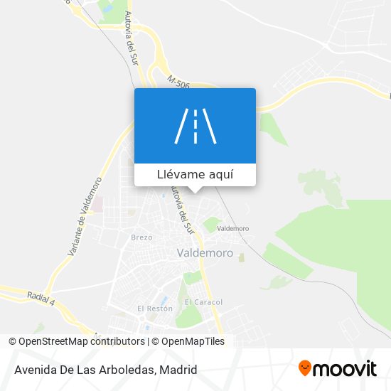 Mapa Avenida De Las Arboledas