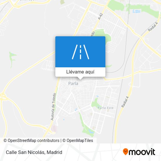 Mapa Calle San Nicolás