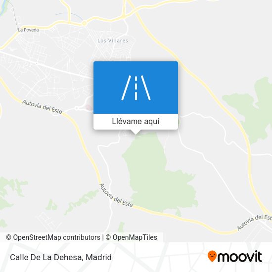 Mapa Calle De La Dehesa