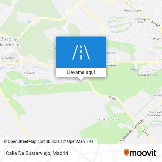 Mapa Calle De Bustarviejo