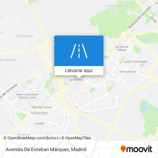 Mapa Avenida De Esteban Márquez