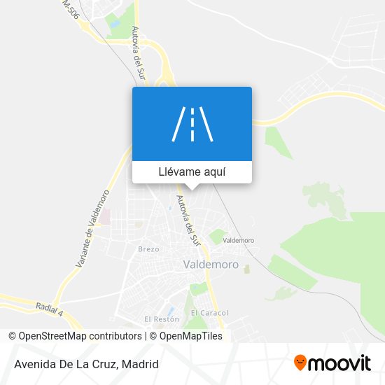 Mapa Avenida De La Cruz