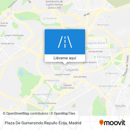 Mapa Plaza De Gumersindo Repullo Écija