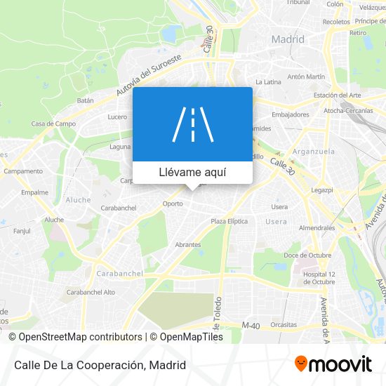 Mapa Calle De La Cooperación