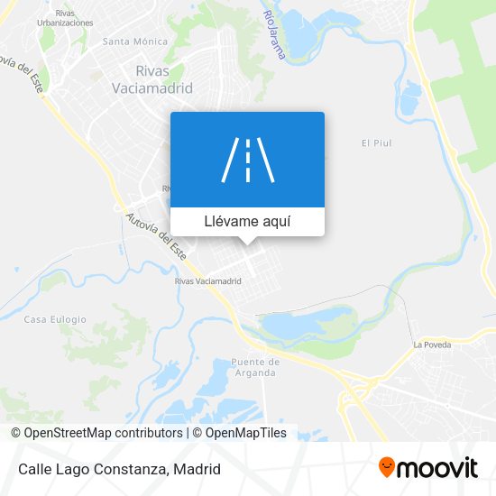 Mapa Calle Lago Constanza