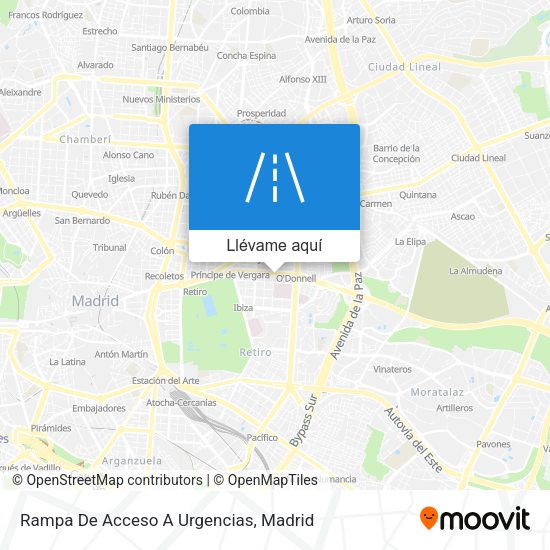 Mapa Rampa De Acceso A Urgencias