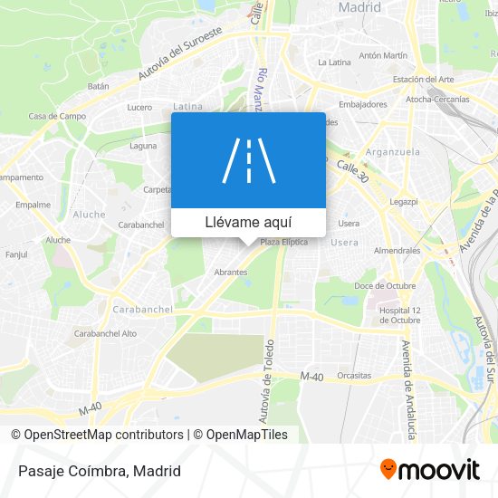 Mapa Pasaje Coímbra