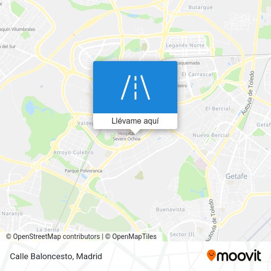 Mapa Calle Baloncesto