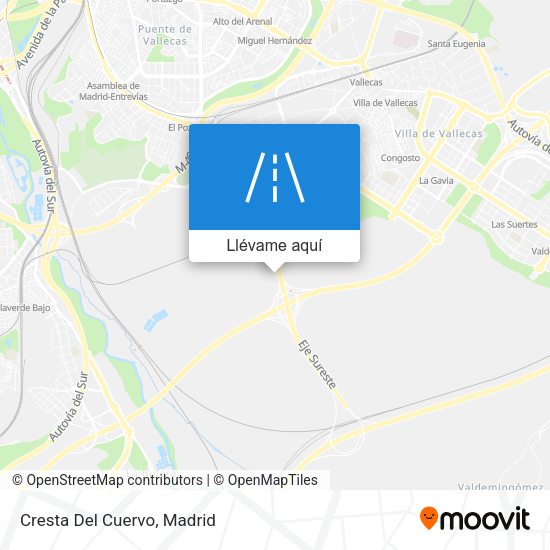 Mapa Cresta Del Cuervo