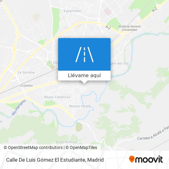 Mapa Calle De Luis Gómez El Estudiante