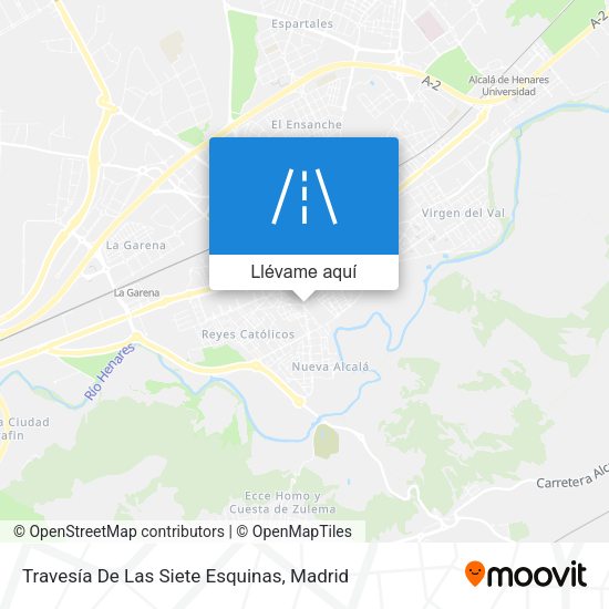 Mapa Travesía De Las Siete Esquinas