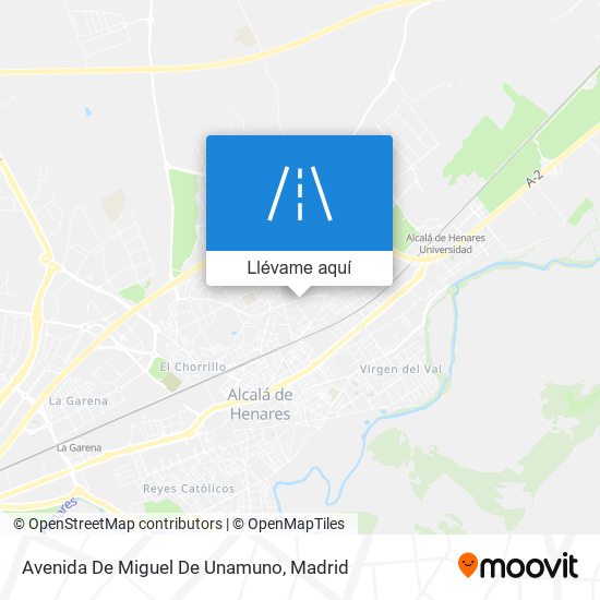 Mapa Avenida De Miguel De Unamuno