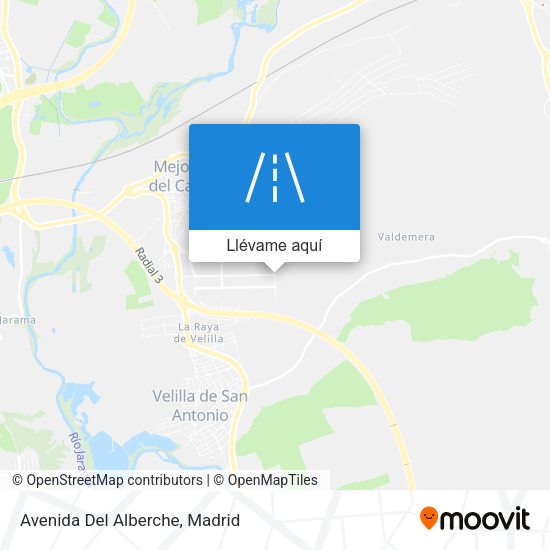 Mapa Avenida Del Alberche