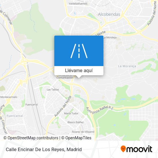 Mapa Calle Encinar De Los Reyes