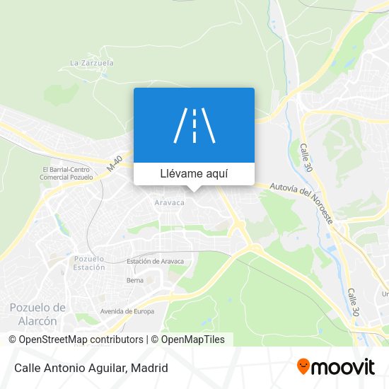Mapa Calle Antonio Aguilar
