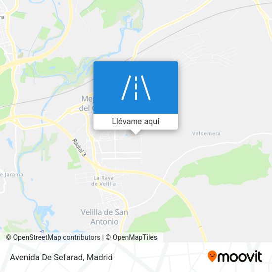 Mapa Avenida De Sefarad