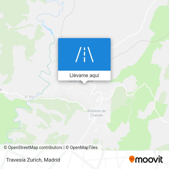 Mapa Travesía Zurich