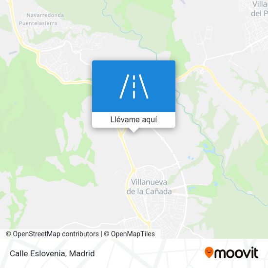 Mapa Calle Eslovenia