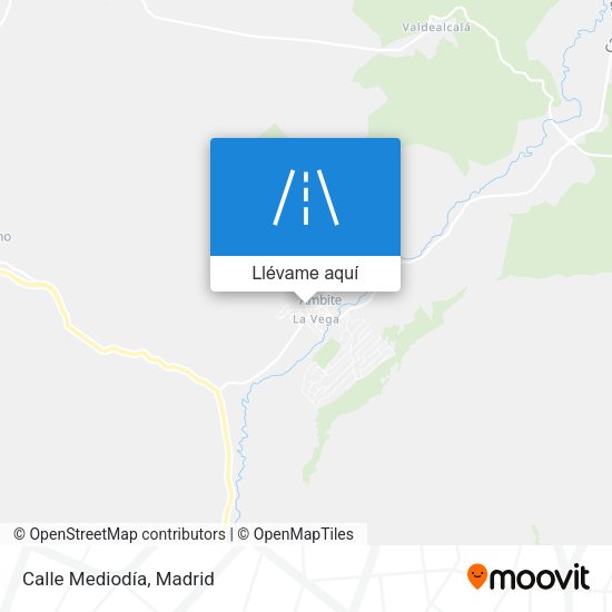 Mapa Calle Mediodía