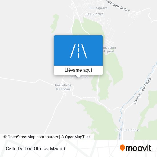 Mapa Calle De Los Olmos