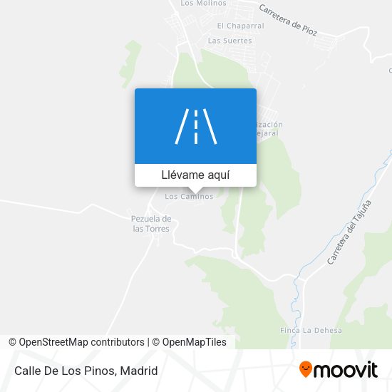 Mapa Calle De Los Pinos