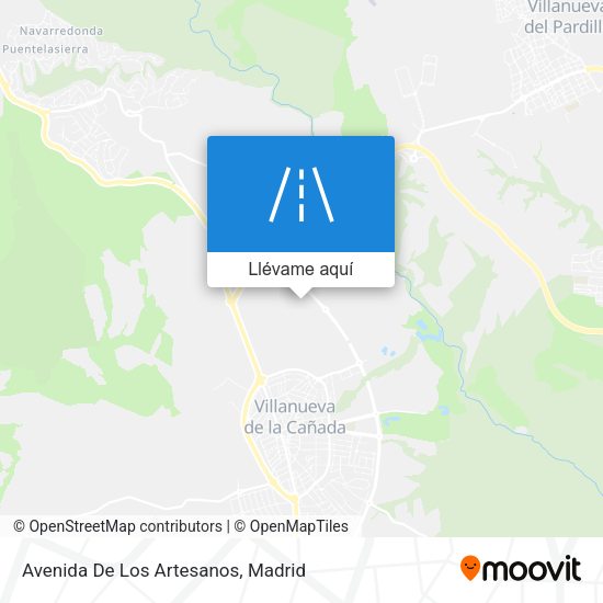 Mapa Avenida De Los Artesanos