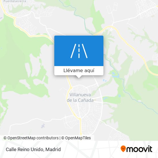 Mapa Calle Reino Unido