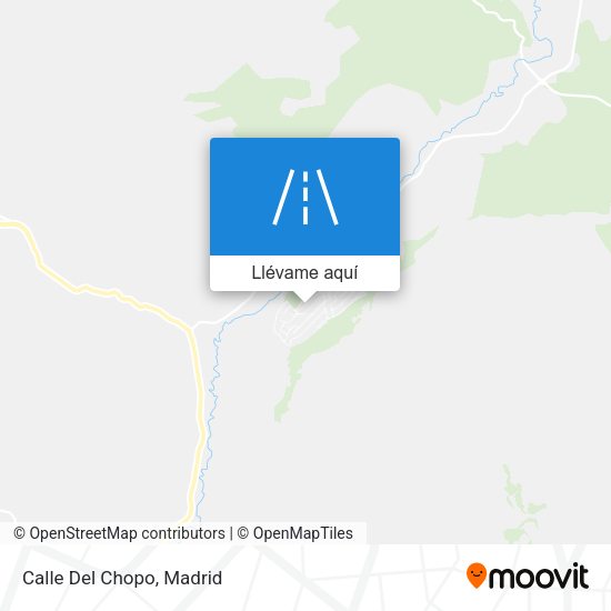 Mapa Calle Del Chopo