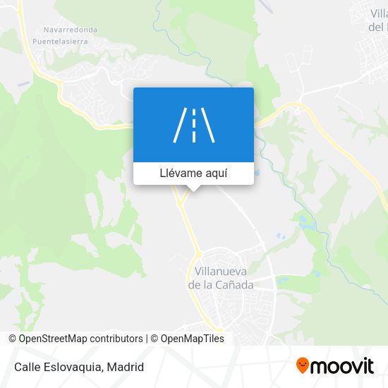 Mapa Calle Eslovaquia