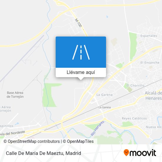 Mapa Calle De María De Maeztu