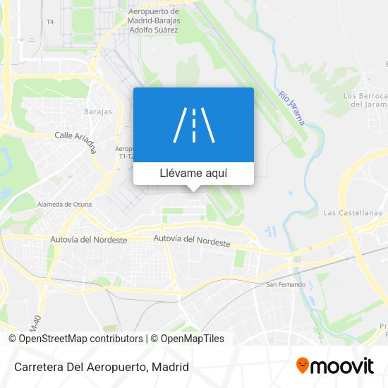 Mapa Carretera Del Aeropuerto