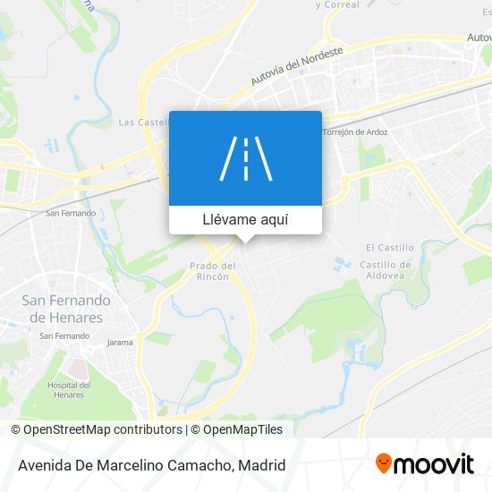 Mapa Avenida De Marcelino Camacho