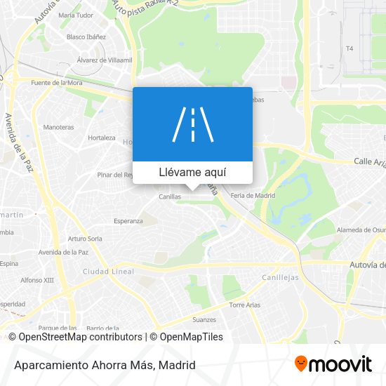 Mapa Aparcamiento Ahorra Más