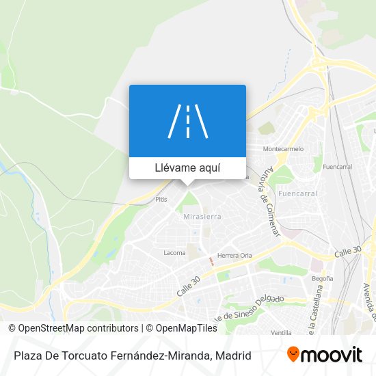 Mapa Plaza De Torcuato Fernández-Miranda