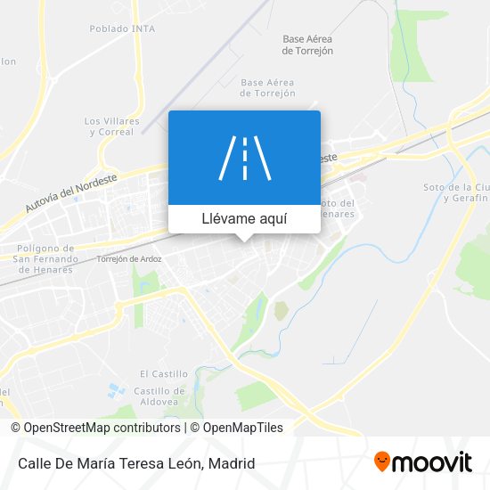 Mapa Calle De María Teresa León