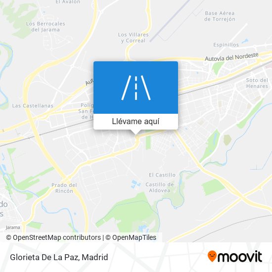 Mapa Glorieta De La Paz