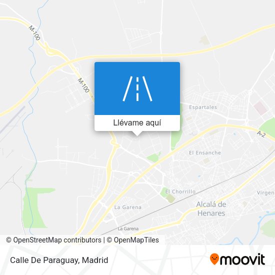 Mapa Calle De Paraguay