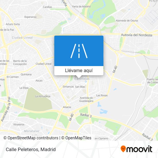 Mapa Calle Peleteros