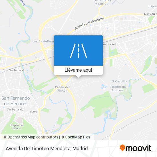 Mapa Avenida De Timoteo Mendieta