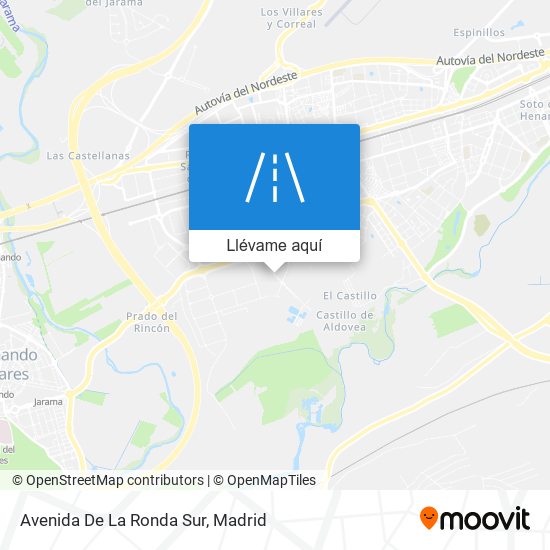 Mapa Avenida De La Ronda Sur