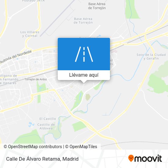 Mapa Calle De Álvaro Retama