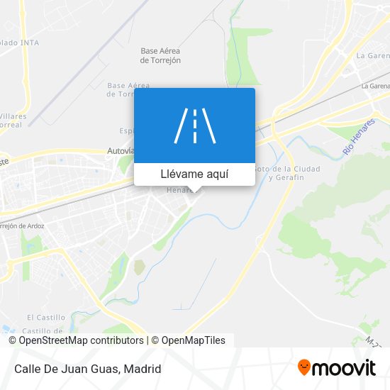 Mapa Calle De Juan Guas