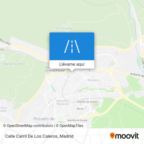 Mapa Calle Carril De Los Caleros