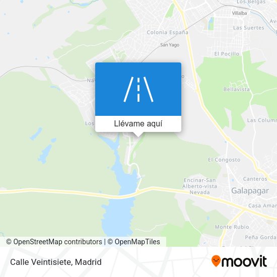 Mapa Calle Veintisiete