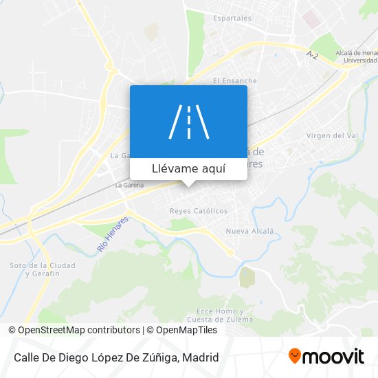 Mapa Calle De Diego López De Zúñiga