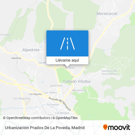 Mapa Urbanización Prados De La Poveda