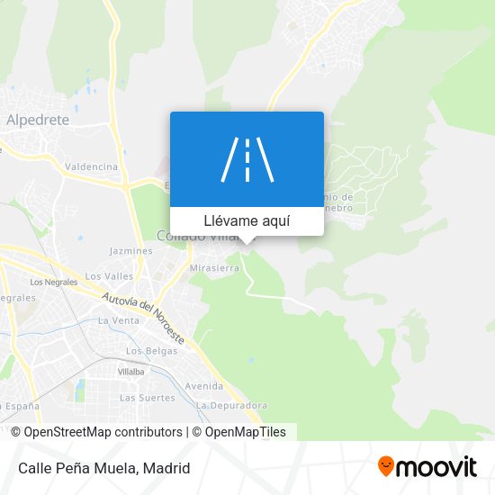 Mapa Calle Peña Muela