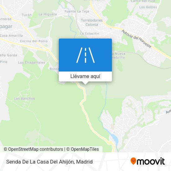 Mapa Senda De La Casa Del Ahijón