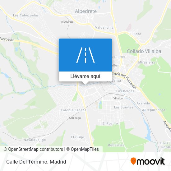 Mapa Calle Del Término