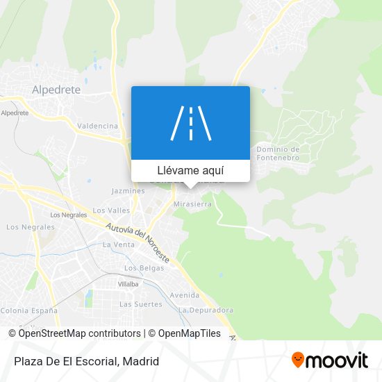 Mapa Plaza De El Escorial